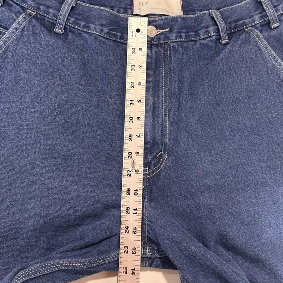 Vintage Levis Jeans Mens 36x32 Blue Carpenter Utility Cotton Denim 00539-4624 - Picture 7 of 10